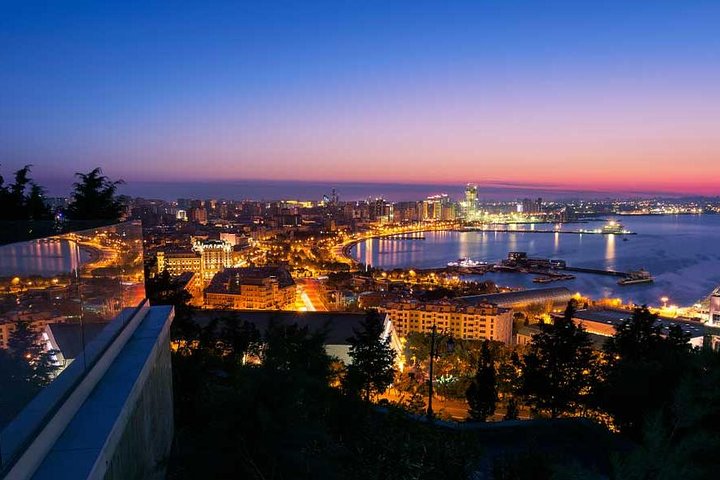 Baku Night View Panorama